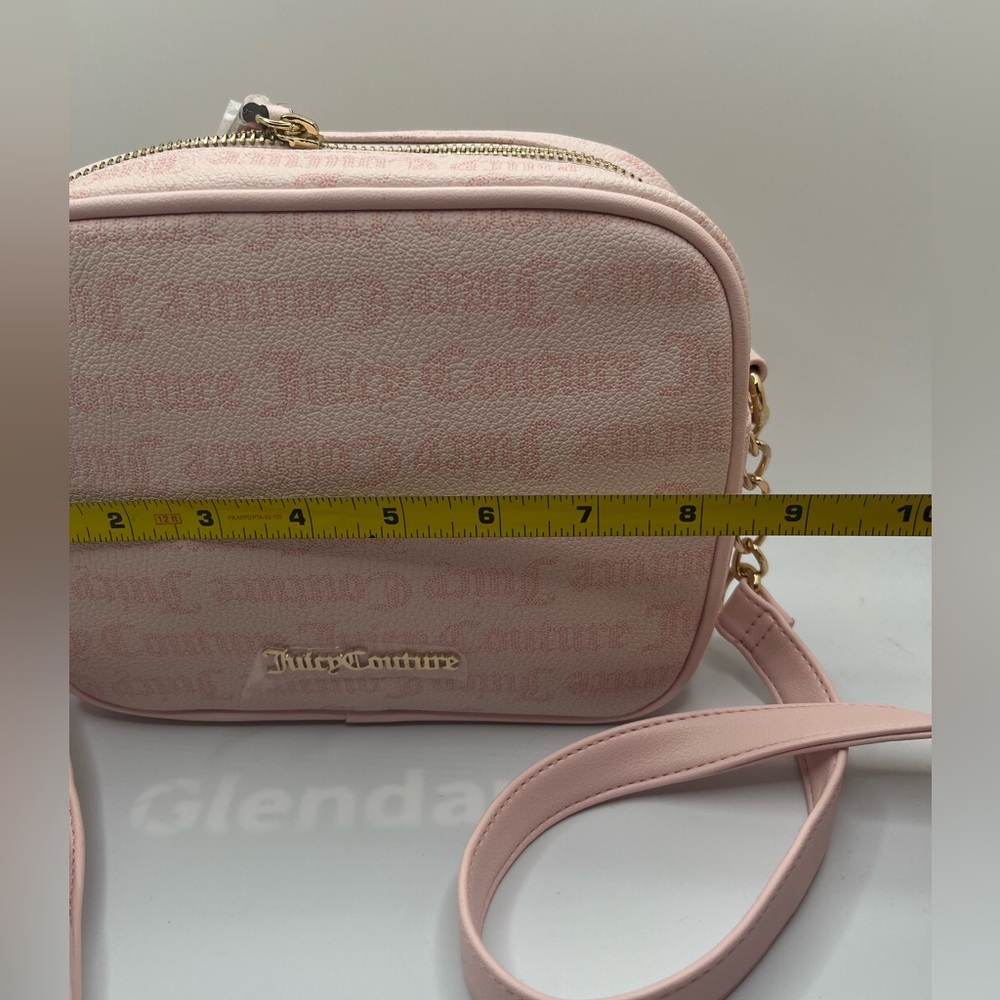 NWT Juicy Couture Gothic Dots Powder Blush Bestsellers Camera Crossbody OS - Picture 6 of 11